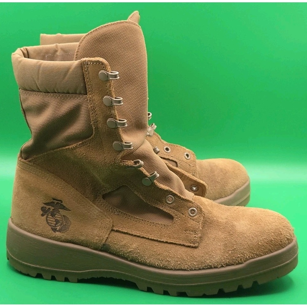Altama USMC Temperate Weather Combat Boots Coyote Brown Sz 12 R SPE1C1-16-D-1032